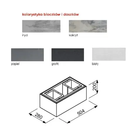 Bloczek Joniec Roma Eco RHE28 | Kolory