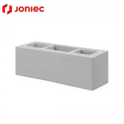 Gładki bloczek ogrodzeniowy Joniec Roma ECO w kolorze białym