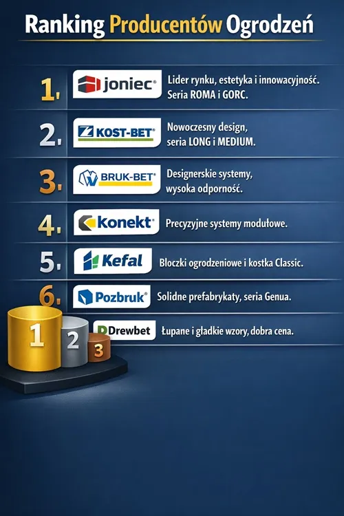 Ranking najlepszych producentów bloczków ogrodzeniowych 2026