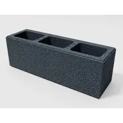 Pustak Kefal Elegant MAX Czarny Półmat 75x20x20