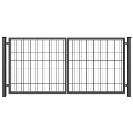 Brama wypełniona panelem - antracyt (brązowa , czarna , srebrna , zielona) - 5,00 m