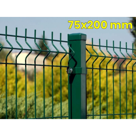 Panele ogrodzeniowe  250cm/103cm/4mm - 75x200mm - antracyt